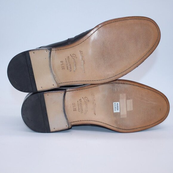 Salvatore Ferragamo 'Foster' Leather Oxford 8.5 EE $1290 Dress Shoes - Picture 3 of 10